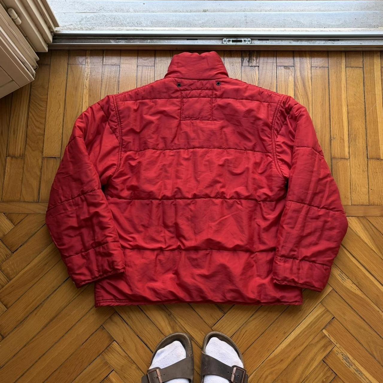 1990s Stone Island Puffer Jacket Liner Red S