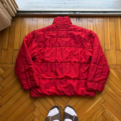 1990s Stone Island Puffer Jacket Liner Red S