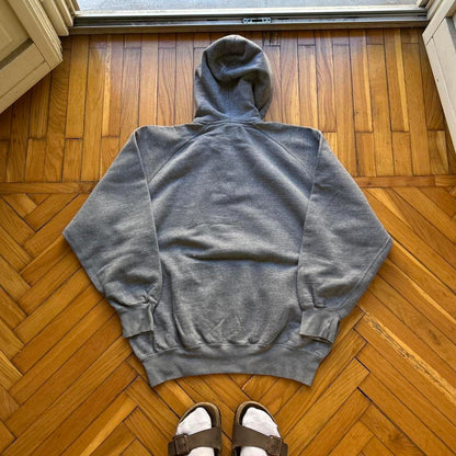 1990s Best Company Hoodie Grey L