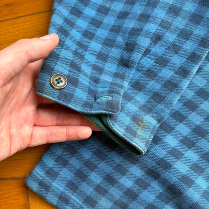 1980s Best Company Checked Sweatshirt M