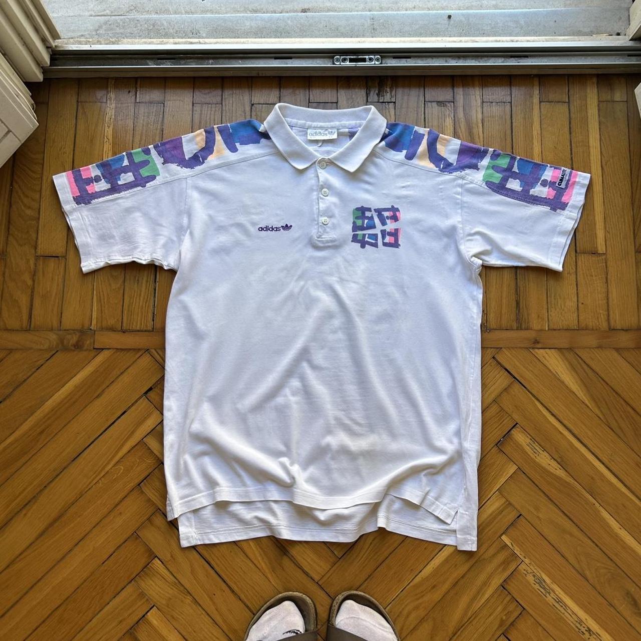 1990s Adidas Originals Stefan Edberg Polo Shirt M