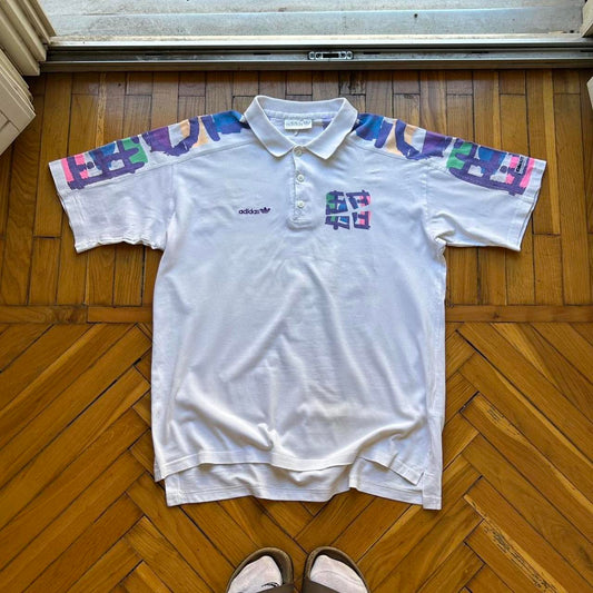 1990s Adidas Originals Stefan Edberg Polo Shirt M