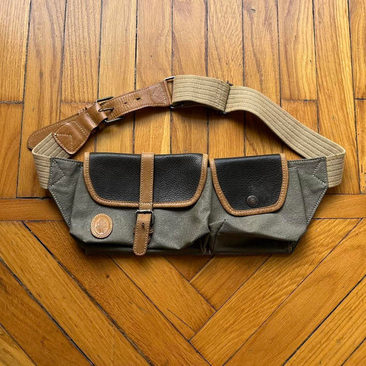 1980s CP Company Leather Bum Bag OS