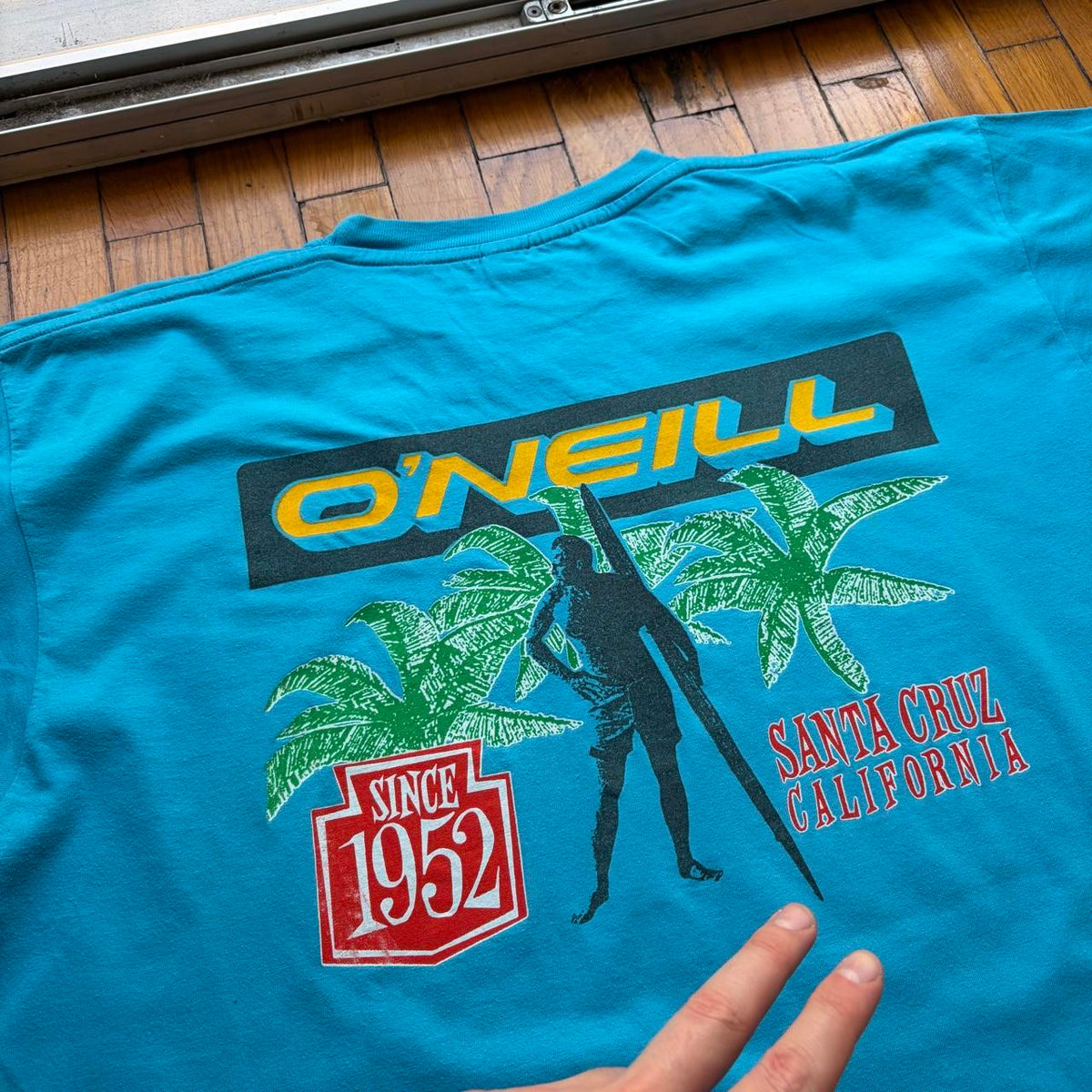 1990s O’Neill Graphic T Shirt Blue L