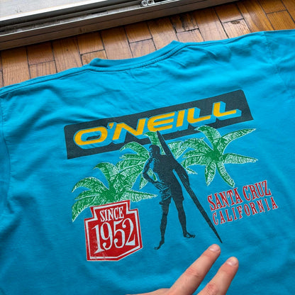 1990s O’Neill Graphic T Shirt Blue L
