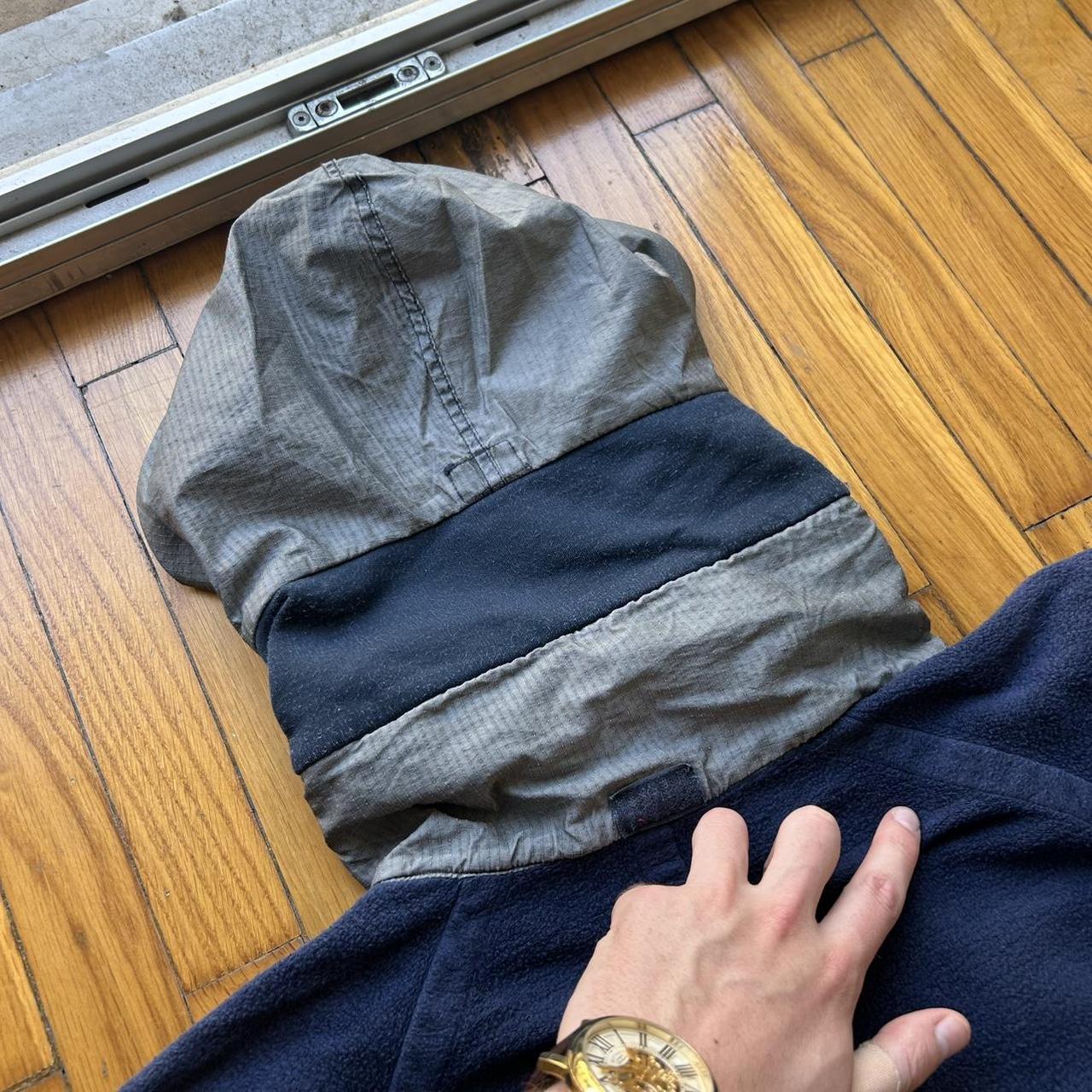 1980s Stone Island Fleece Hoodie Navy XL