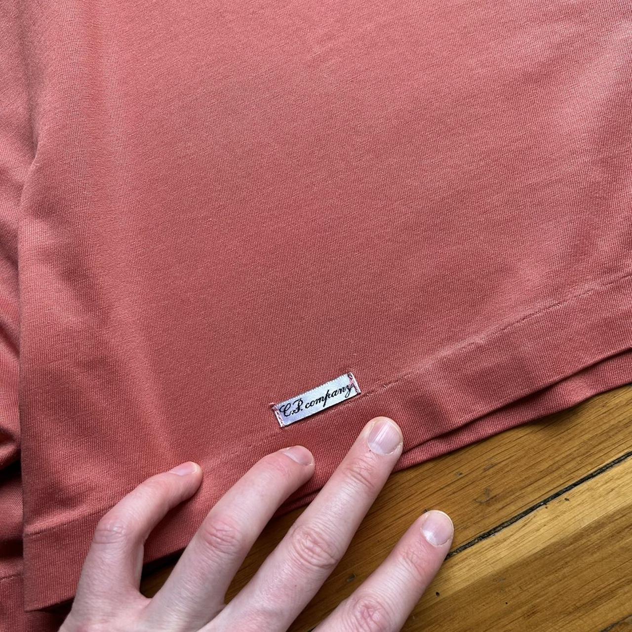 1980s CP Company Henley T Shirt Orange M