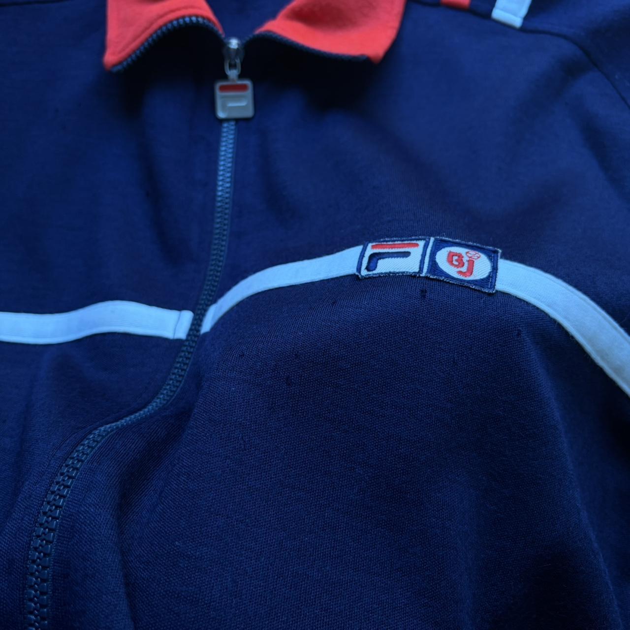 1980s Fila Bjorn Borg Jacket Navy M