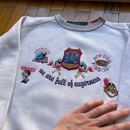 1980s Best Company Sweatshirt Grey Women's S