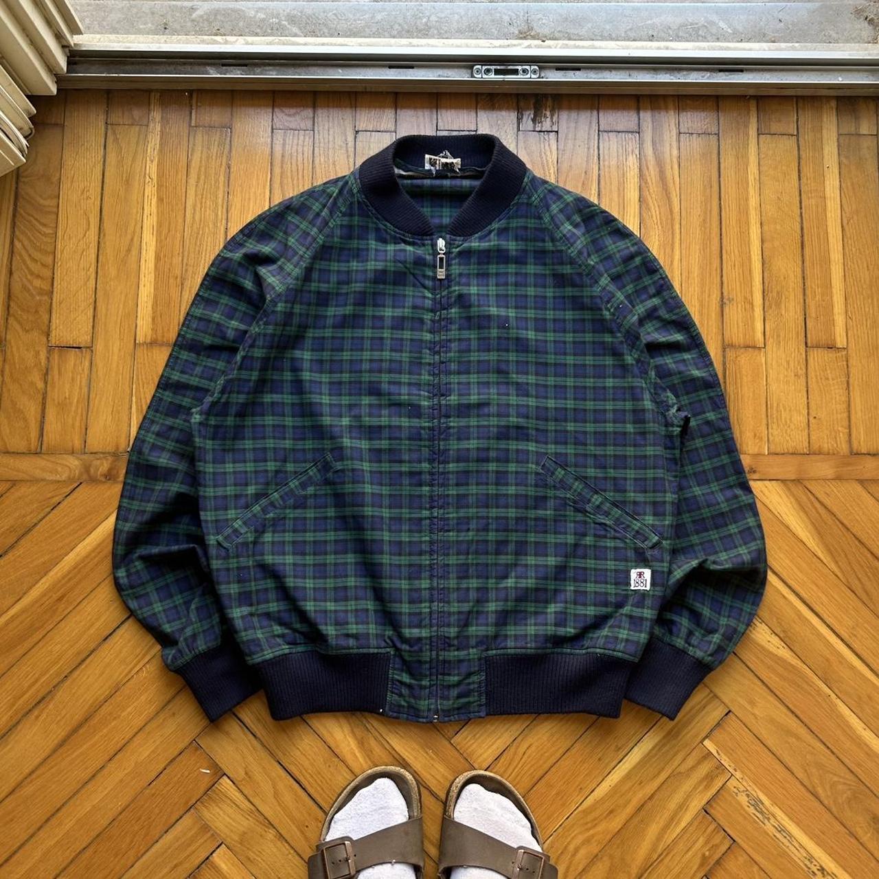 1980s Cerruti 1881 Checked Bomber Jacket M