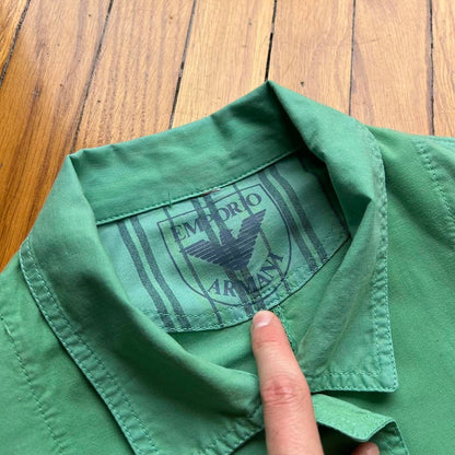 1980s Emporio Armani Jacket Green L