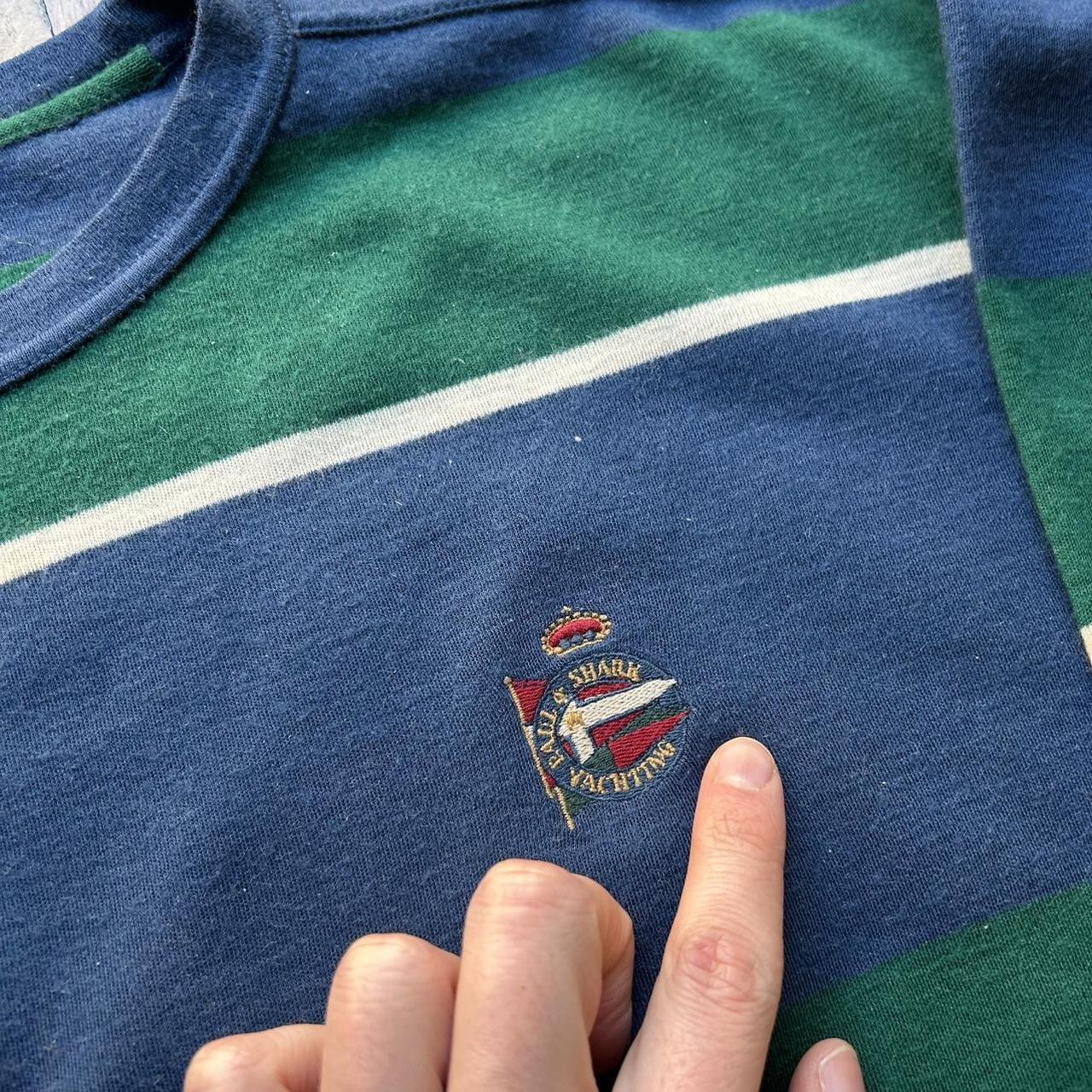 1990s Paul & Shark Striped Knitted Jumper M