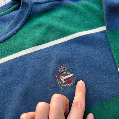 1990s Paul & Shark Striped Knitted Jumper M