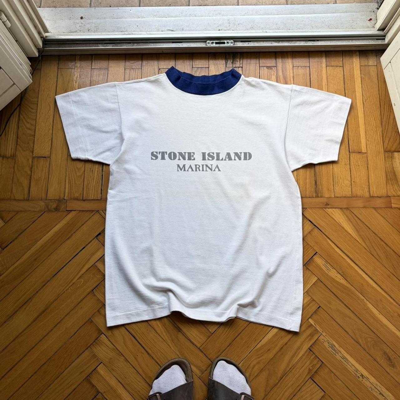 1980s Stone Island Marina T Shirt M