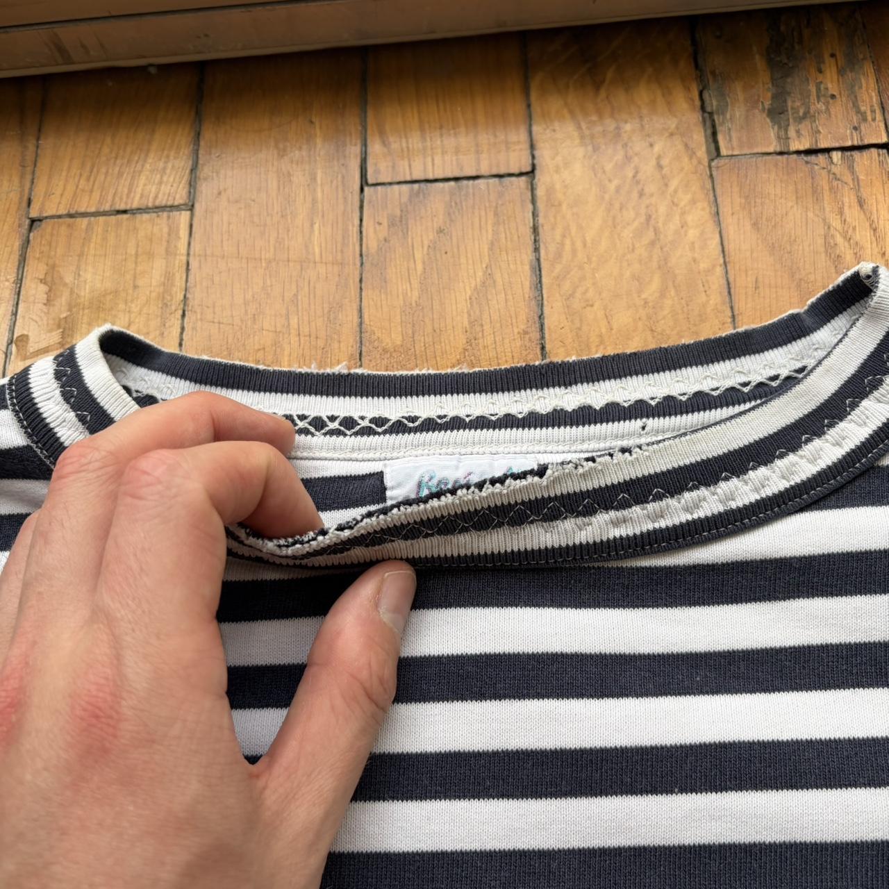 1980s Best Company Striped Sweatshirt L