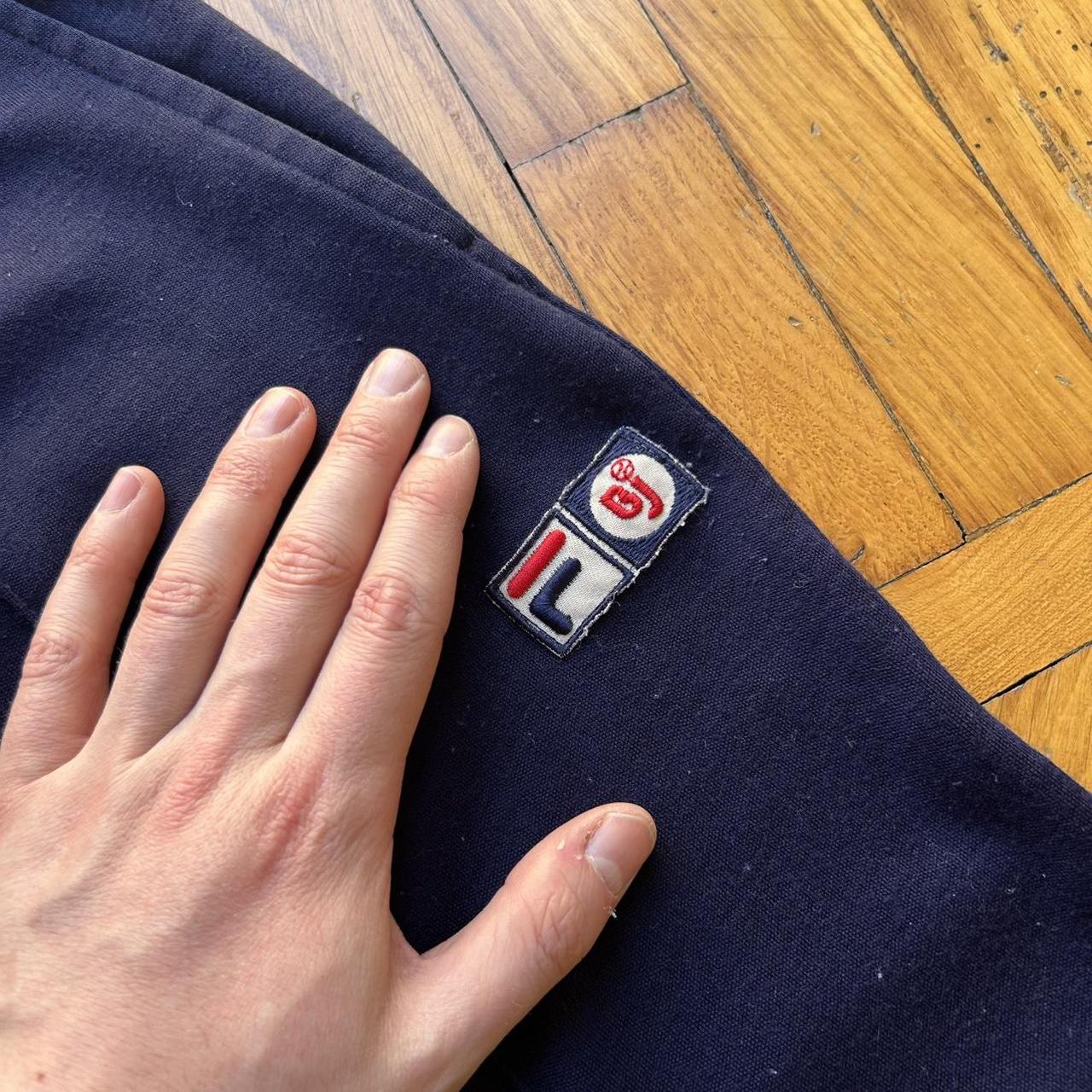 1980s Fila Bjorn Borg Tracksuit Bottoms Navy S