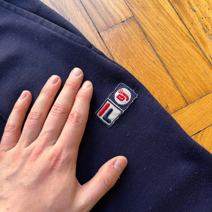 1980s Fila Bjorn Borg Tracksuit Bottoms Navy S