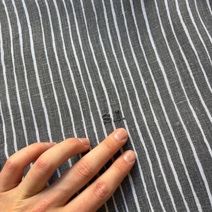 2000s Stone Island Linen Shirt Striped L