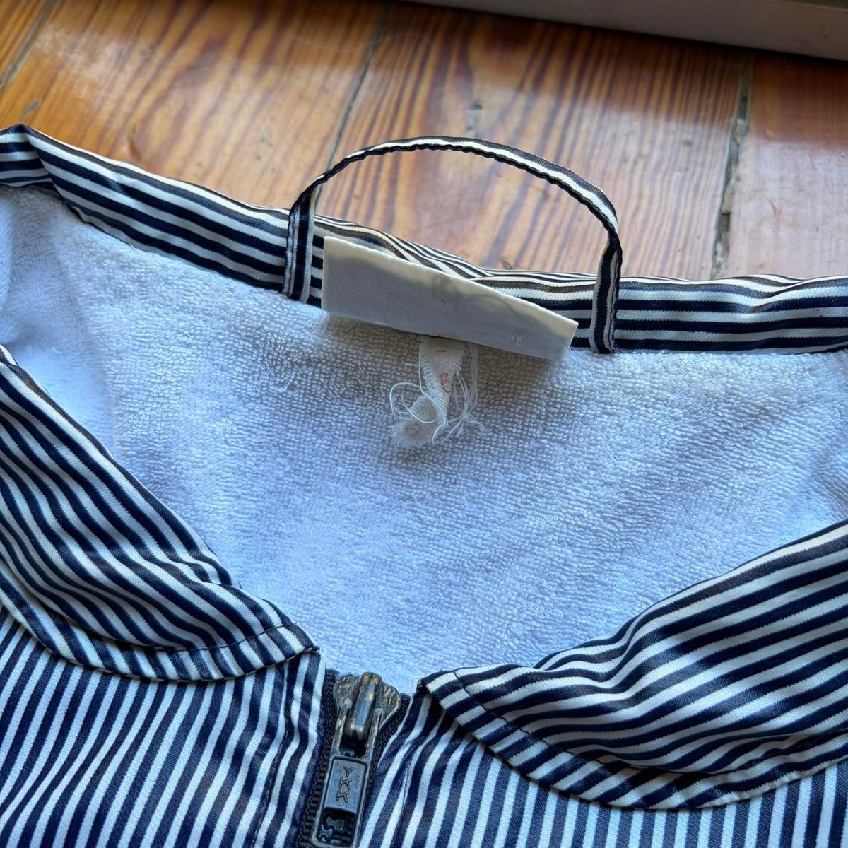 1990s Lacoste Chemise Striped Jacket L