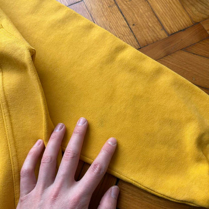 1990s Nike Swoosh Sweatshirt Yellow S