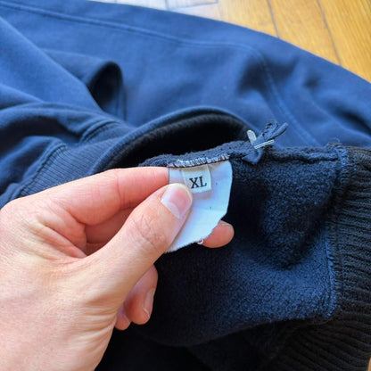 1980s Stone Island Script Sweatshirt Navy XL