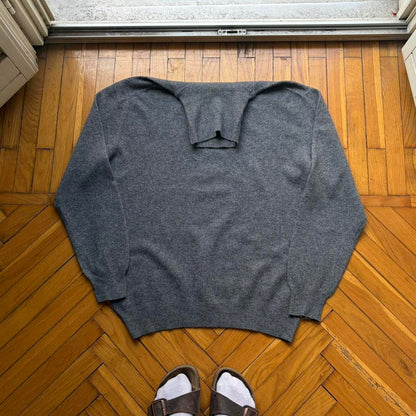 1980s Classics Of Emporio Armani Knitted Jumper Grey L