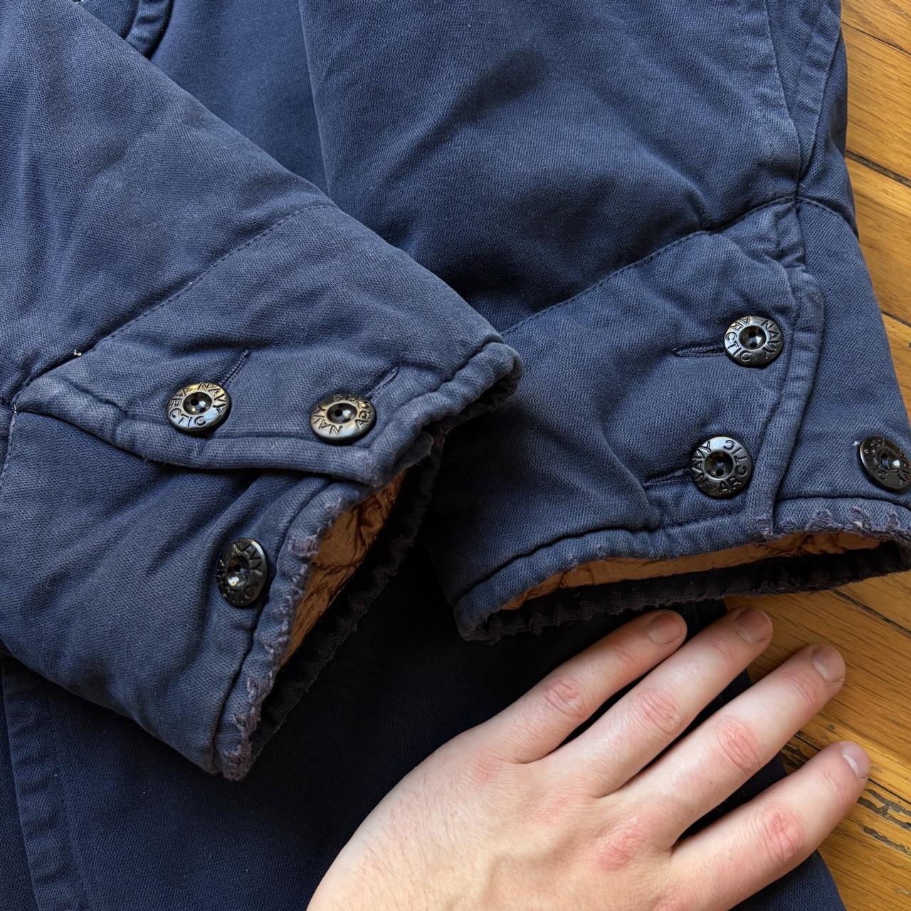 1980s Boneville Navy Arctic Coat XL