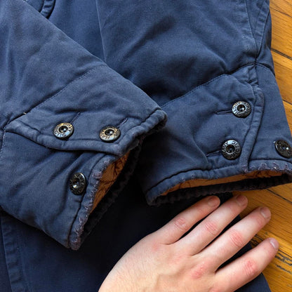 1980s Boneville Navy Arctic Coat XL