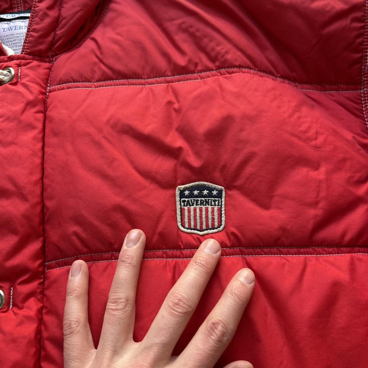 1990s Taverniti Puffer Jacket Red XL