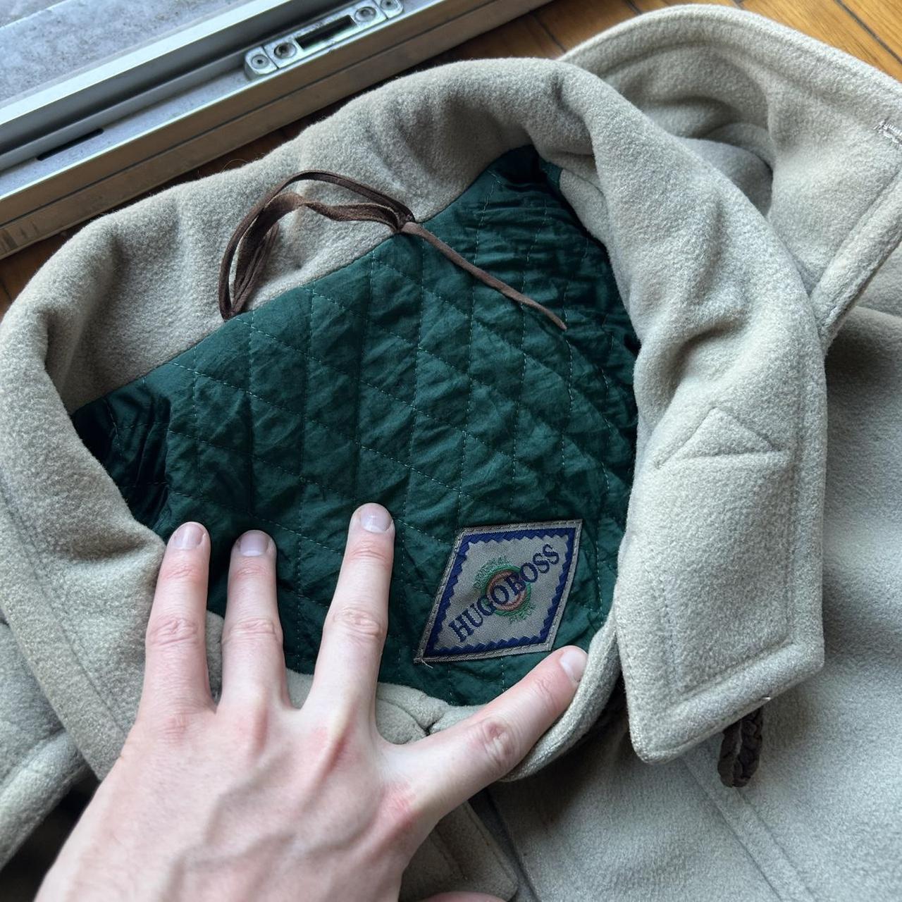 1990s Hugo Boss Duffle Coat XL