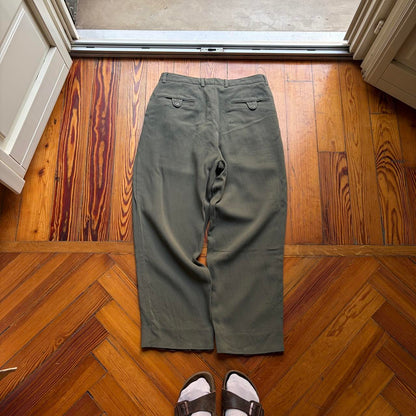 1990s Emporio Armani Trousers Khaki 30W 28L