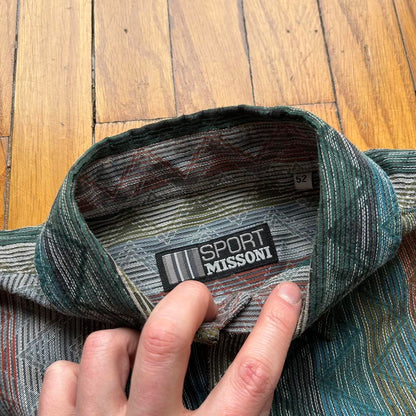 1990s Missoni Sport Pattern Shirt L