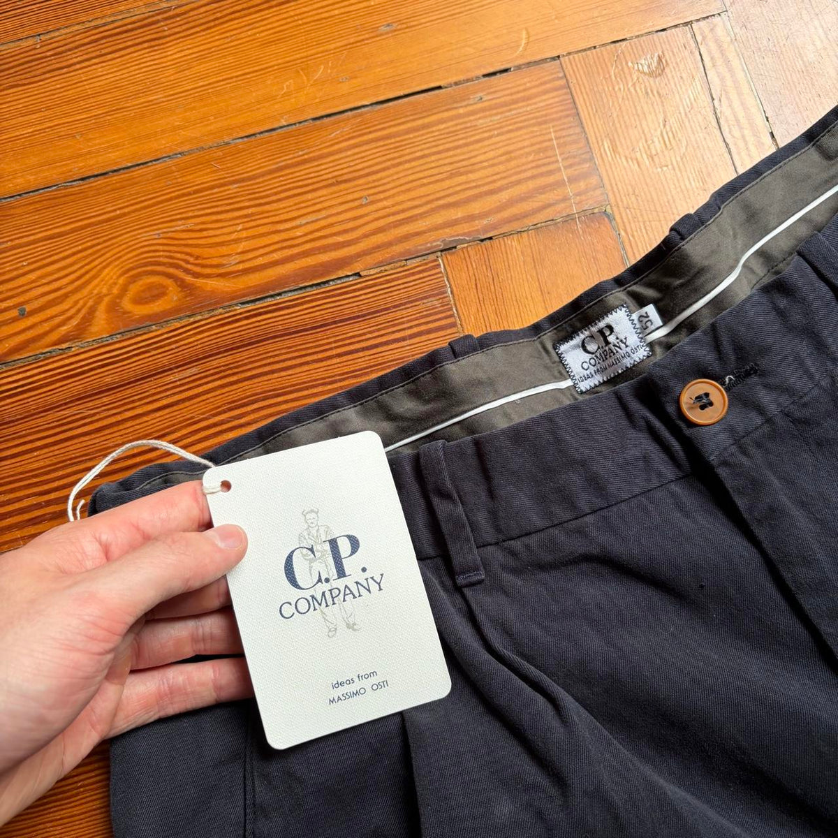 1980s CP Company Trousers Black BNWT FLAWED 34W 36L