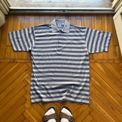 1990s CP Company Striped Polo Shirt M