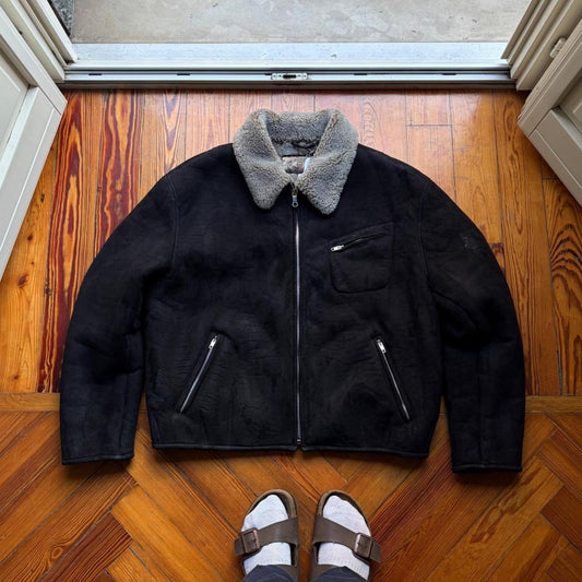1990s Armani Jeans Suede Jacket L