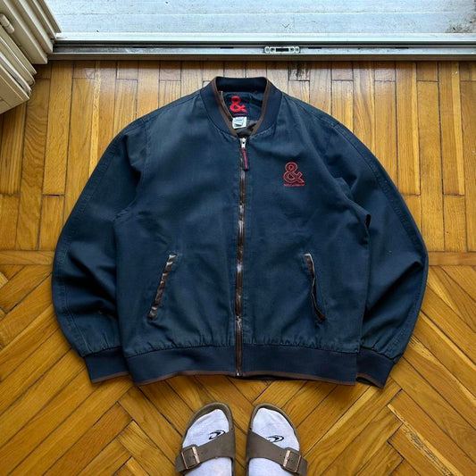 1990s Dolce & Gabbana Bomber Jacket Navy M