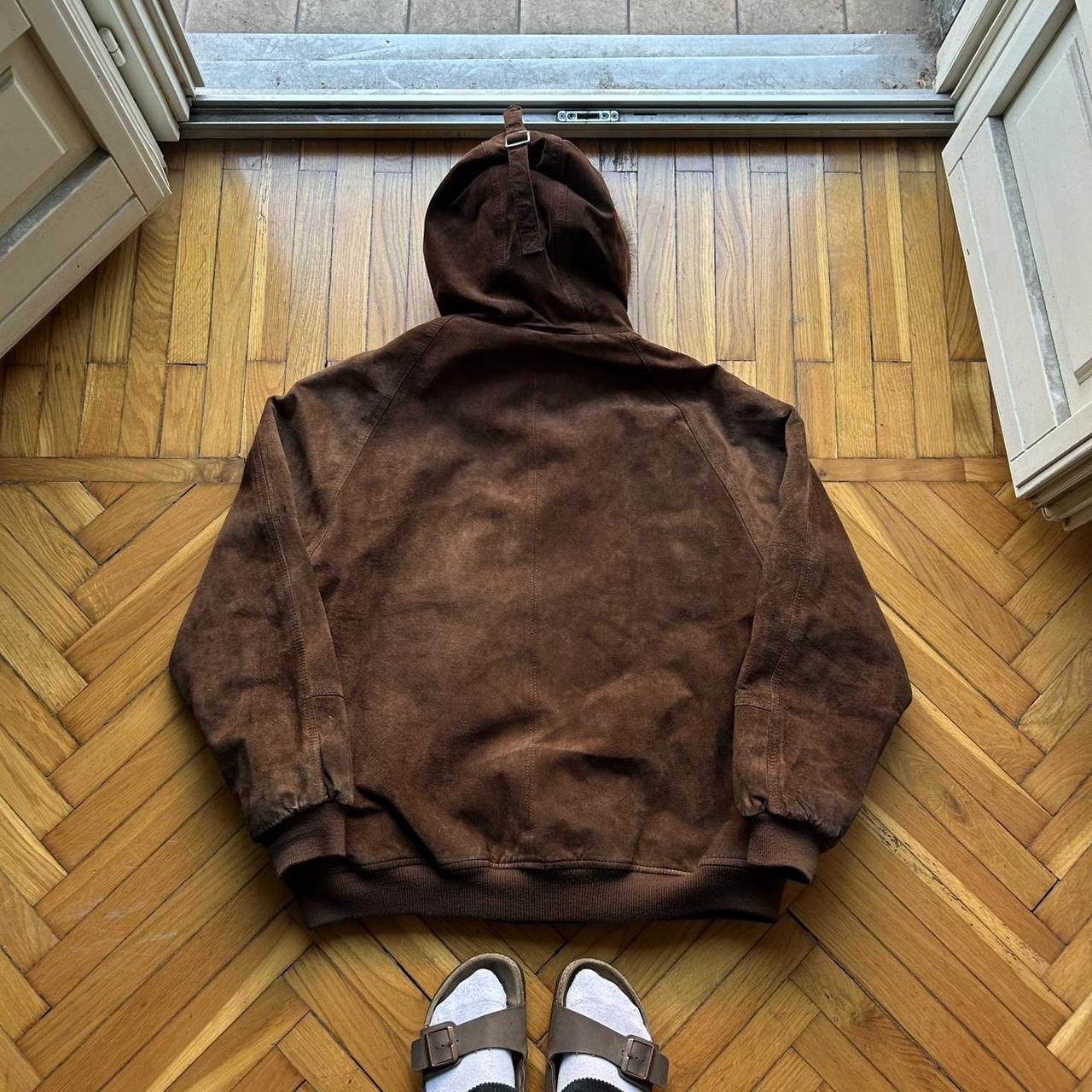 1990s Chevignon Suede Jacket Brown XL