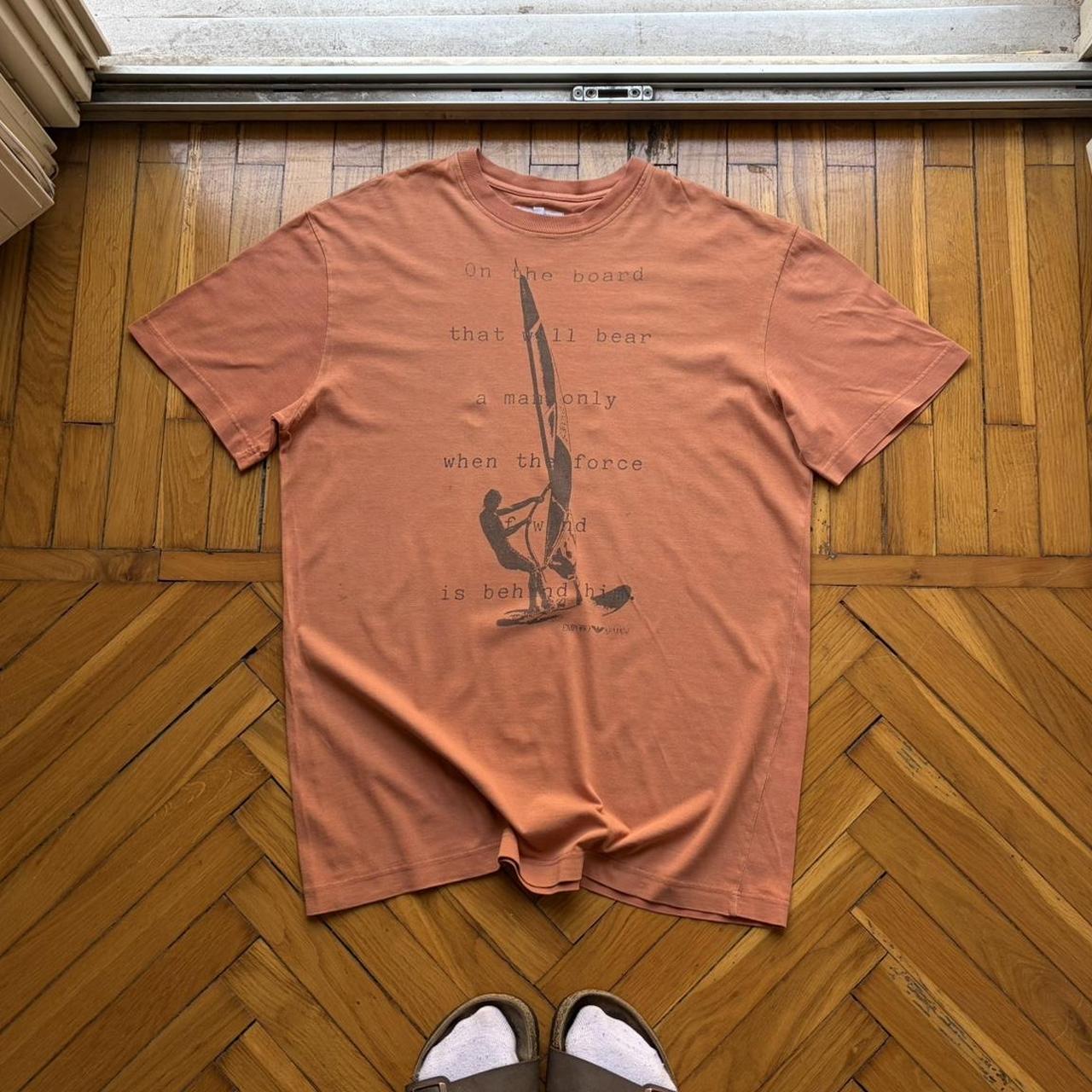 1990s Emporio Armani Sailing T Shirt S