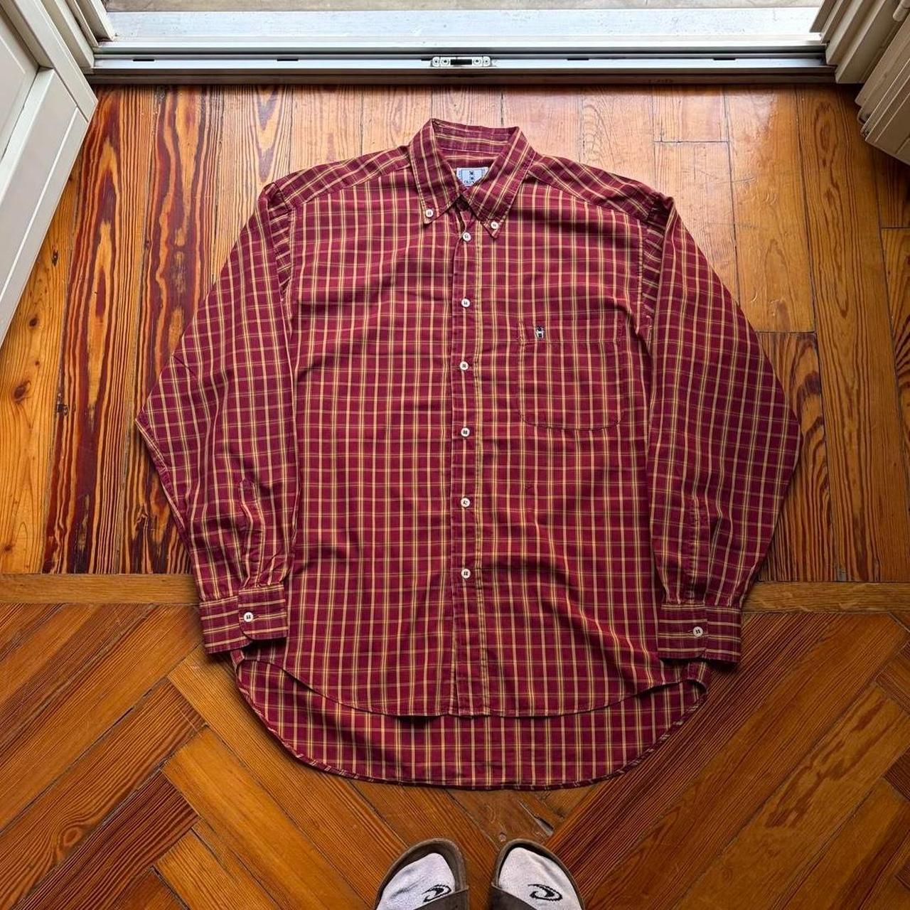 1990s Valentino Oliver Checked Shirt L