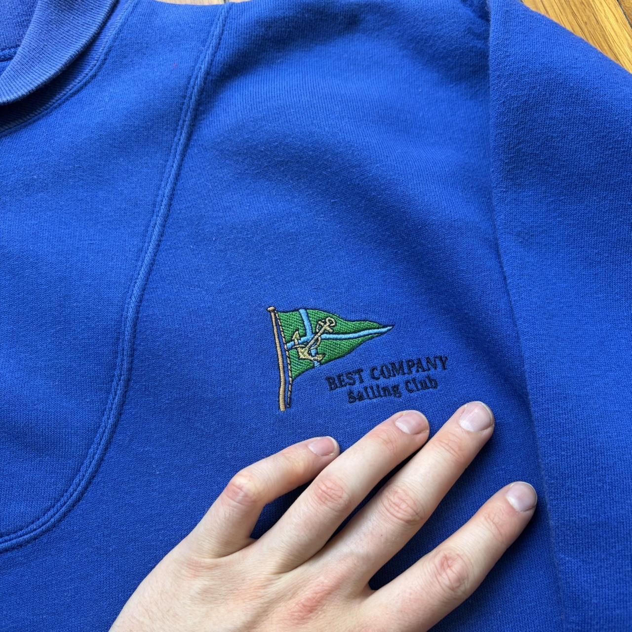 1980s Best Company Sailing Sweatshirt Blue M