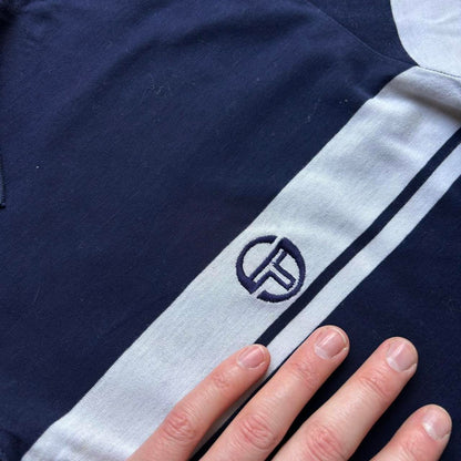 1980s Sergio Tacchini Polo Shirt Navy M