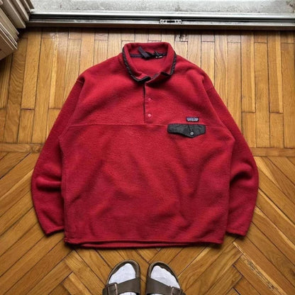 1990s Patagonia Synchilla Fleece Red L
