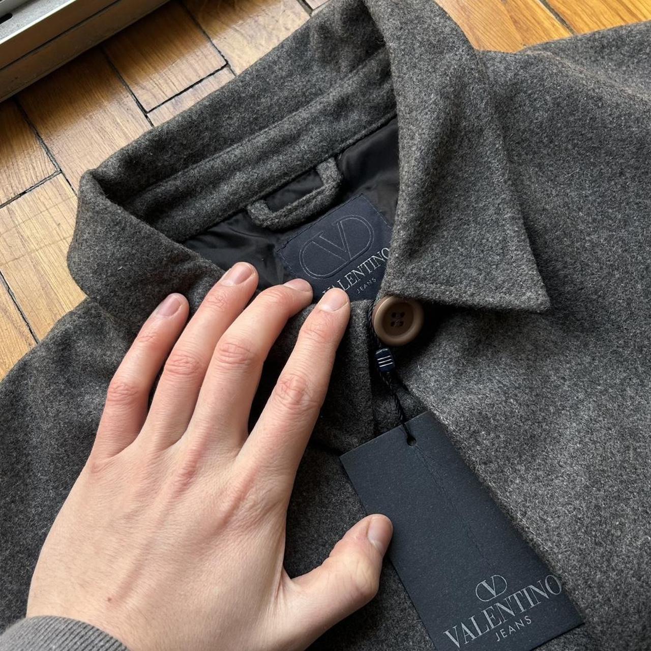1990s Deadstock Valentino Coat Grey L