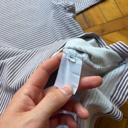 1990s Stone Island Striped T Shirt L