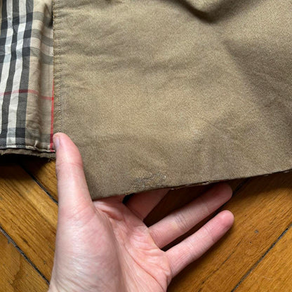 1990s Burberry Trench Coat Tan Women's M