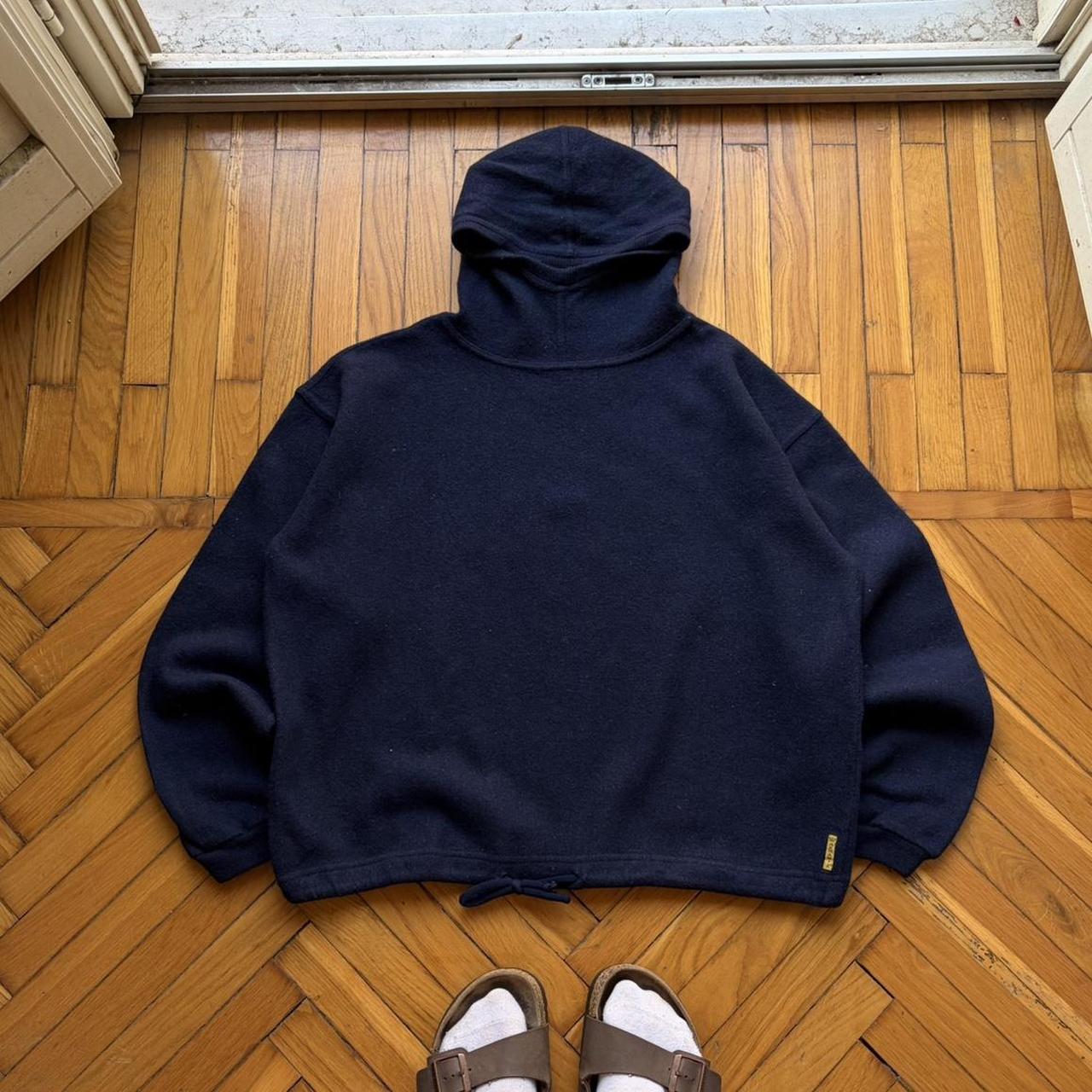 1990s Armani Jeans Hoodie Navy M