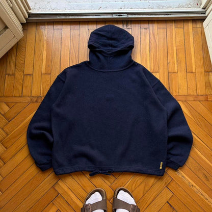 1990s Armani Jeans Hoodie Navy M