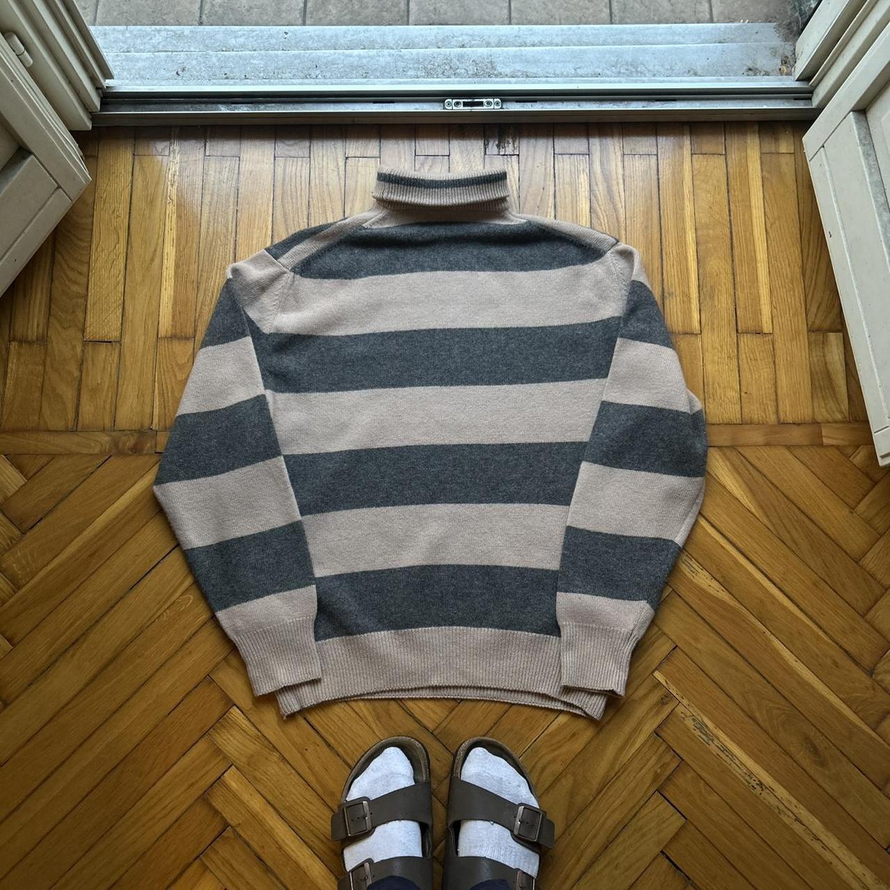 1980s Emporio Armani Roll Neck Knitted Jumper L