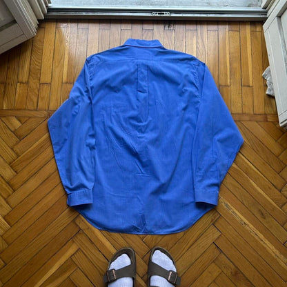 1990s Emporio Armani Shirt Blue XL