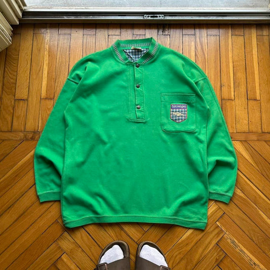 1980s Slazenger Sweatshirt Green M